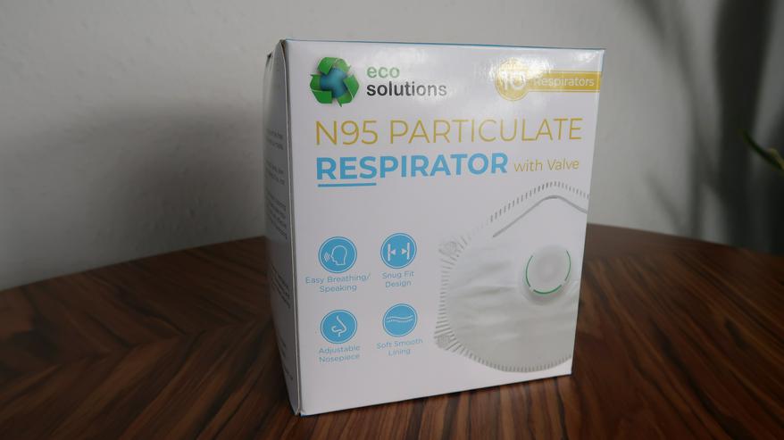 N95 wie FFP3 Atemschutzmaske Mundschutz mit Ventil 10 Stück Box - Inhalation & Beatmung - Bild 1