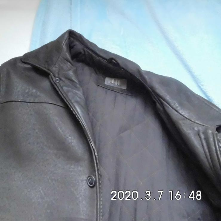 Bild 2: Braune Lederjacke Größe XL