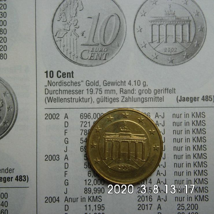 10 Cent 2004 F - Euros - Bild 1