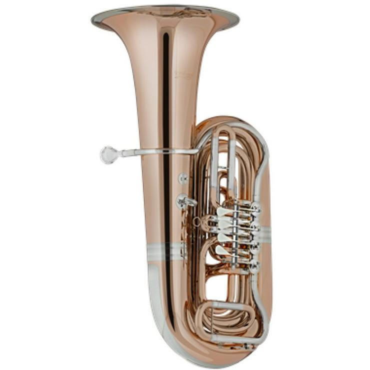 V.F. Cerveny Tuba in B CBB 781-4R inkl. Rollenkoffer, Neuware - Blasinstrumente - Bild 1