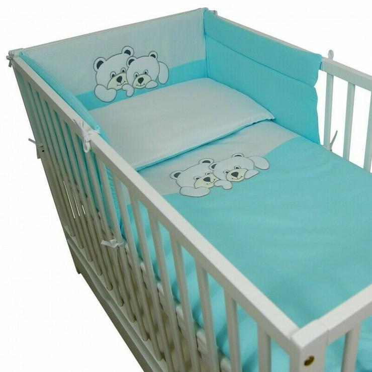 Bild 7: 3 tlg. Bettsets Babyzimmer Kissenbezug Bettbezug Bettumrandung Bettausstattung