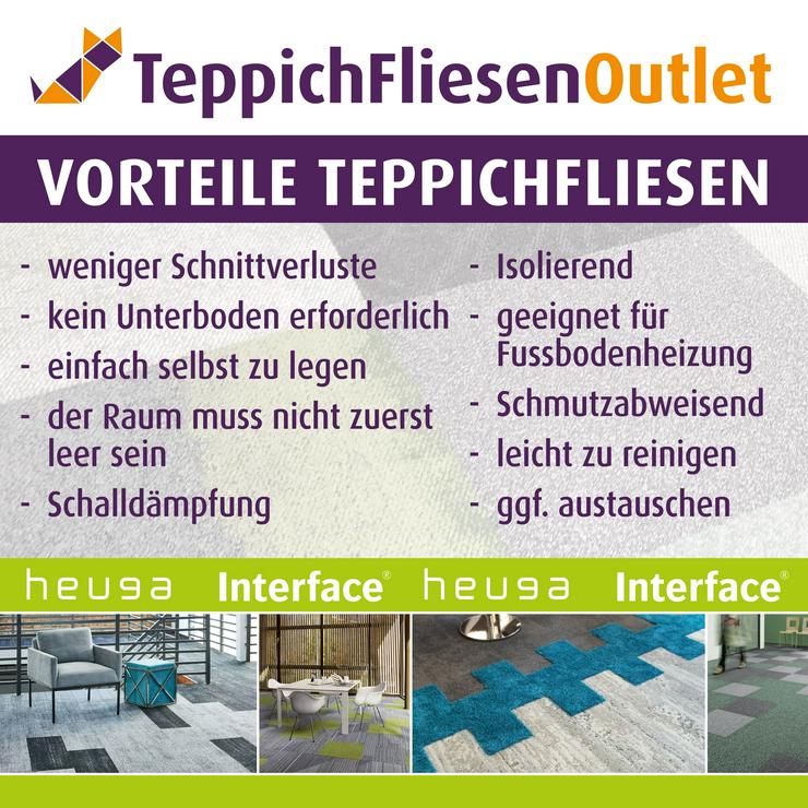 Bild 3: Teppichfliesen Fabrikverkauf Heuga & Interface Fliesen ab 0,95€ !