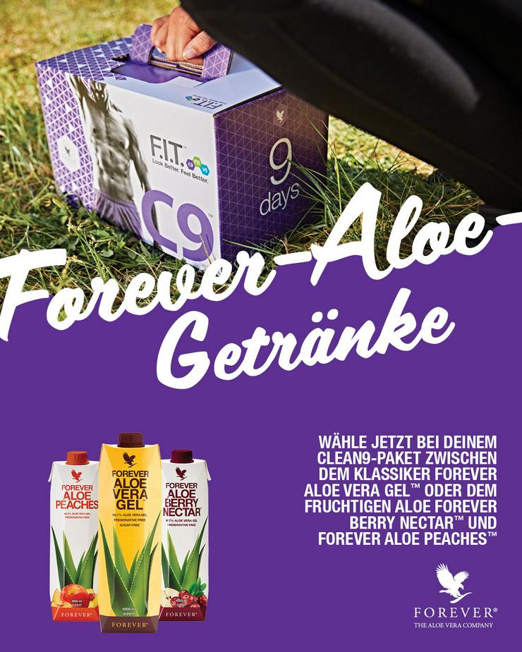 Forever Clean 9 - 105 Euro - jetzt auch mit Aloe MANGO oder Aloe Berry - Gewichtsabnahme & Anti-Cellulitis - Bild 3