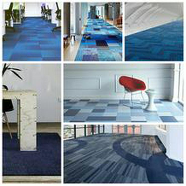 Heuga 530 Türkisblaue Teppichfliesen von Interface Sehr decorativ - Teppiche - Bild 6