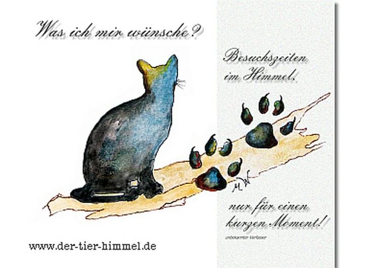 Trauerkarten für Tiere + Kerzen anzünden - Sonstige Haustiere - Bild 4