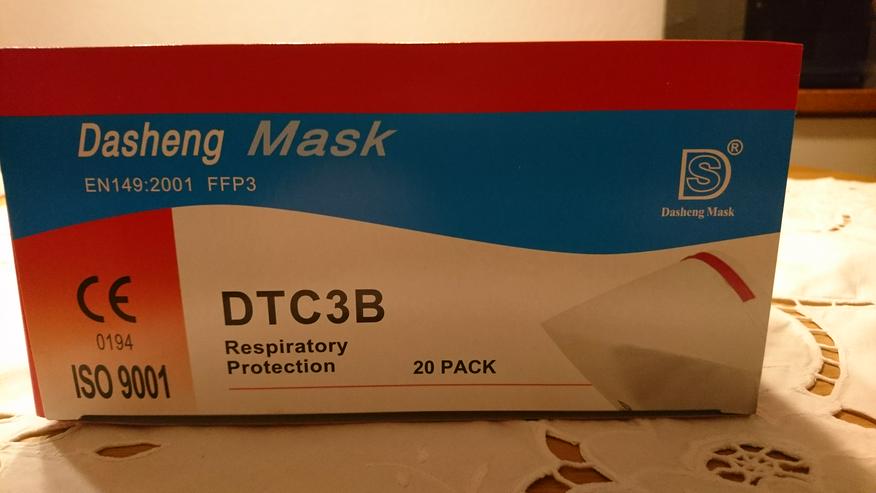 Bild 5: Dasheng Mask , 20 Stk. Atemschutzmasken, Neu, Ablaufdatum , abgelaufen.