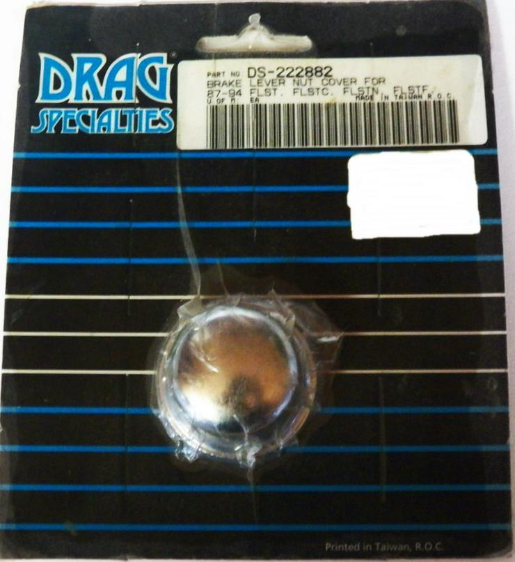 HARLEY DAVIDSON CHROM COVER BREMSHEBEL MUTTER HINTEN NEU OVP