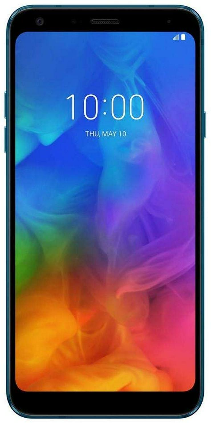 Bild 1: LG Q7+ 64GB Handy, blau, Android 8.0 (Oreo)