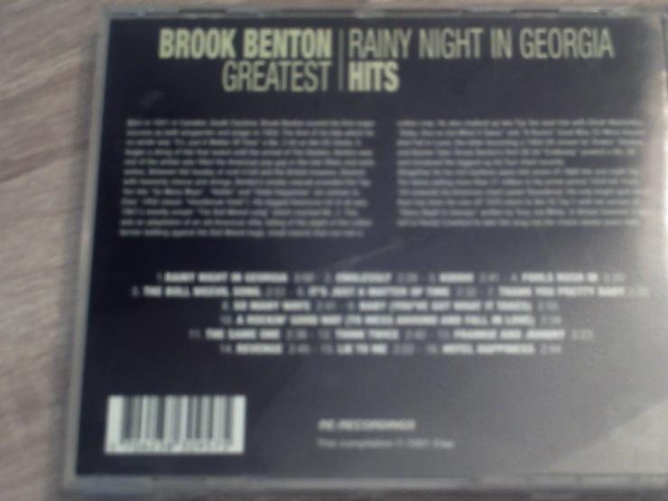 BROOK BENTON  "Rainy Nght In Georgia - Greatest Hits  16 Superhits - CD - Bild 4
