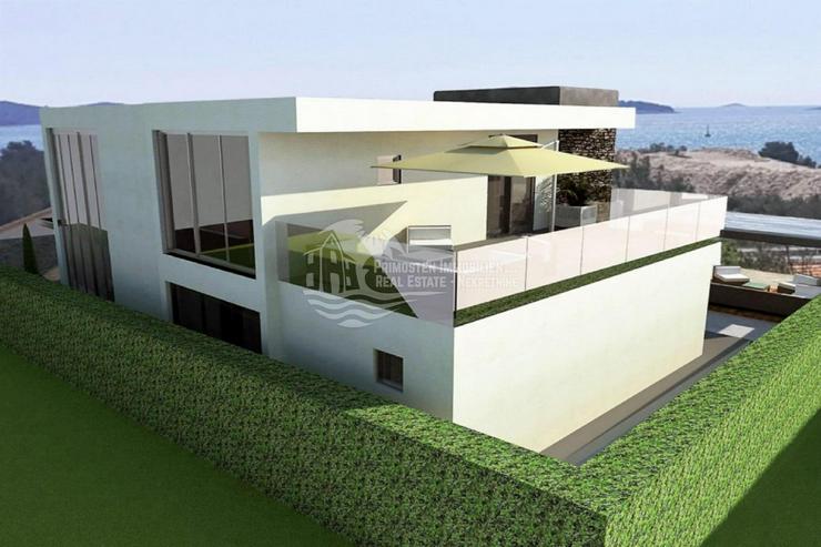 Bild 9: Modernes Haus mit Swimming Pool in der Rohbauphase bei Sibenik