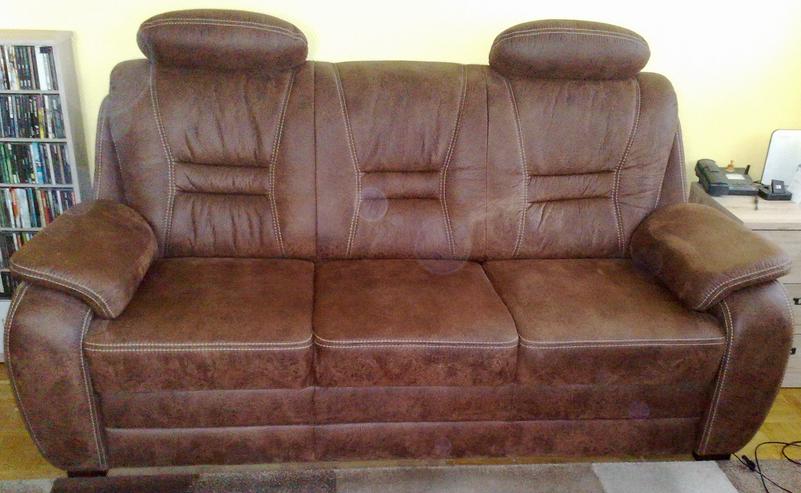 Bild 2: Hochwertige Couch mit Sessel, Sitzgarnitur, 2,5 Jahre alt !!!