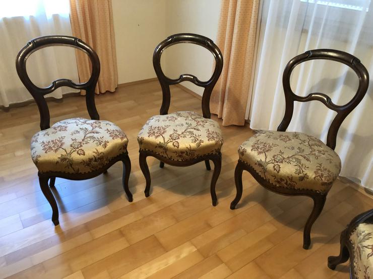 Antikes Sofa und 3 Stühle - Stühle, Bänke & Sitzmöbel - Bild 2