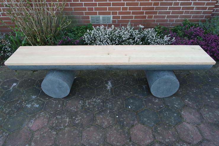 Bild 4: Gartenbank aus Beton ca.300 kg. Krongartmöbel.