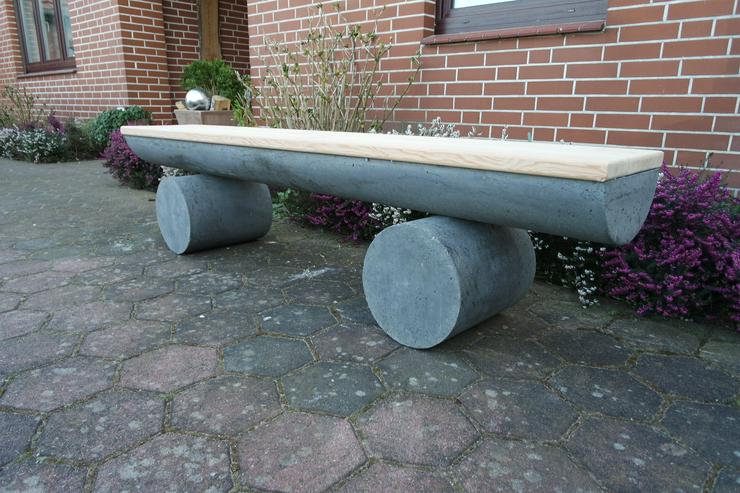 Bild 6: Gartenbank aus Beton ca.300 kg. Krongartmöbel.