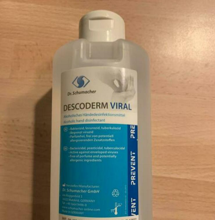 Descoderm Industrial 1000 ml oder Descoderm viral  500 ml - Hygiene & Desinfektion - Bild 2