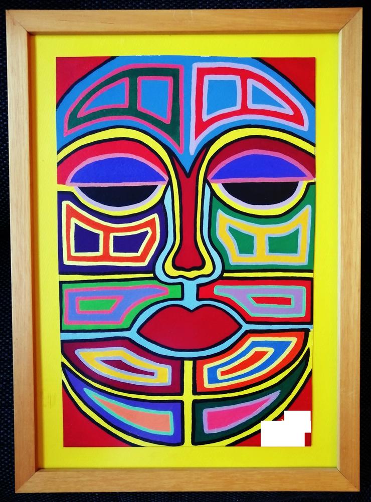 #Gemälde #Kunstwerk "Das Gesicht" #Bild POP Art #Kunst - Gemälde & Zeichnungen - Bild 2