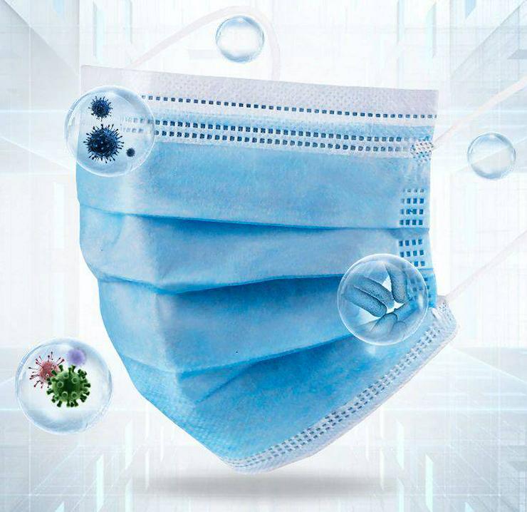 Medizinischer Atemschutz Mundschutz Masken DIN EN 14683-II 300 stk - Hygiene & Desinfektion - Bild 2