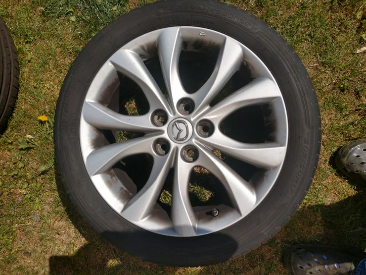 Mazda Sommerreifen auf Alufelge Dunlop 205 50 R17 93W - Sommer-Kompletträder - Bild 9