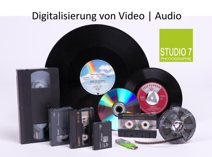 Bild 1: Digitalisierservice Kopieren Video + Audio + Tonband + Diskette
