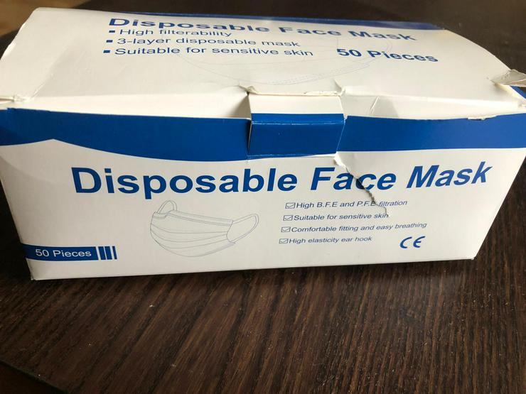 Einmal Gesichtsmasken, 50 Stck./Verpackung - Weitere - Bild 2