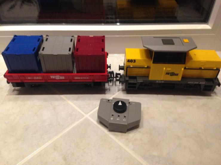 Playmobil Eisenbahn RC Train Güterzug 5258 mit Licht + Sound - Rennbahnen & Fahrzeuge - Bild 5