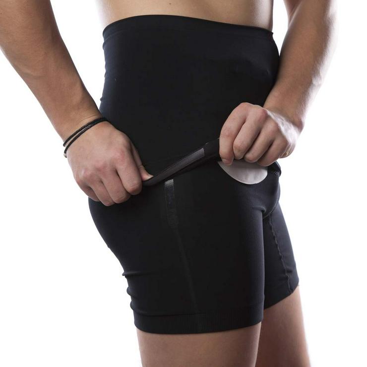 Hohe Taille Doppelschicht Stoma Boxer in Level 2 Support – Unisex - Bandagen & Orthesen - Bild 5