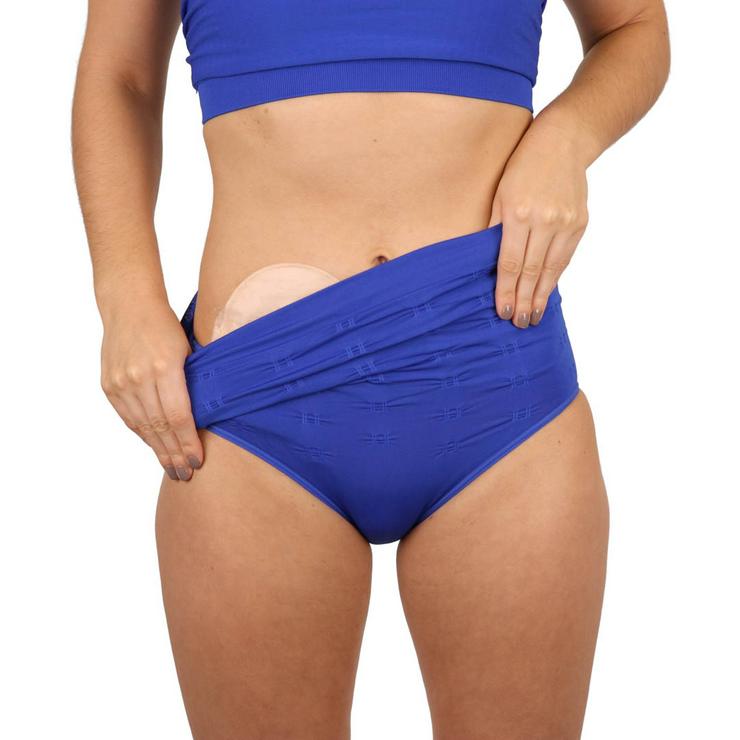 Bild 5: Ostomy / Stoma Support Schwimmhose für Frauen  Badebekleidung mit hoher Taille