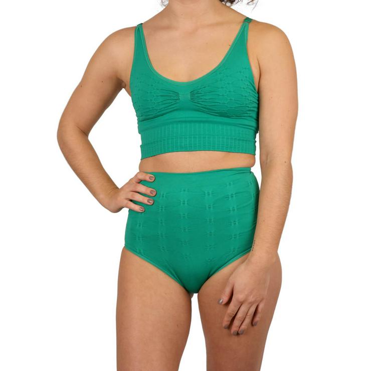 Bild 9: Ostomy / Stoma Support Schwimmhose für Frauen  Badebekleidung mit hoher Taille