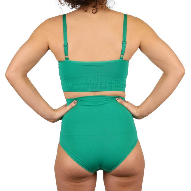 Bild 12: Ostomy / Stoma Support Schwimmhose für Frauen  Badebekleidung mit hoher Taille