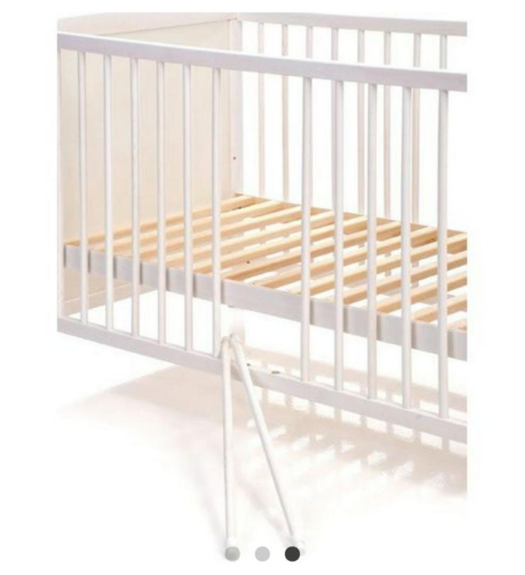 Bild 2: Kinderbett Jonka Sina Kiefer 60 x 120 cm - Weiß