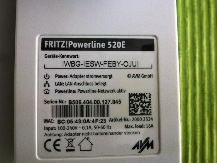 Powerline Fritz 520E - Kabel & Stecker - Bild 4