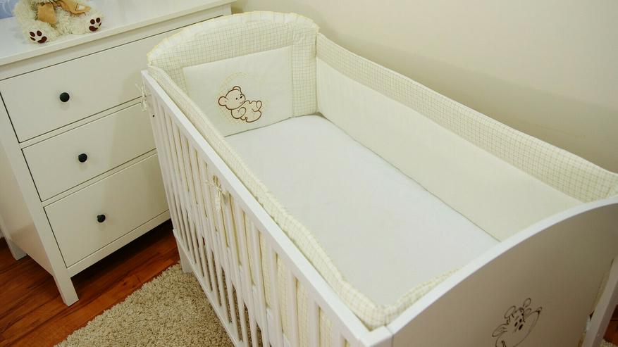 Bettumrandung Bettschlange Nestchen 360x30 Babyzimmer Bettnestchen Knotenkissen - Bettwäsche, Kissen & Decken - Bild 1