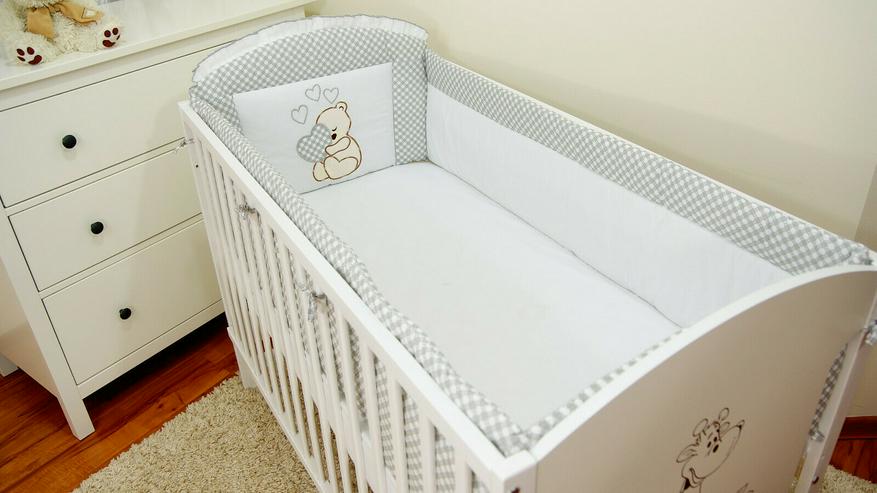 Bettumrandung Bettschlange Nestchen 360x30 Babyzimmer Bettnestchen Knotenkissen - Bettwäsche, Kissen & Decken - Bild 4