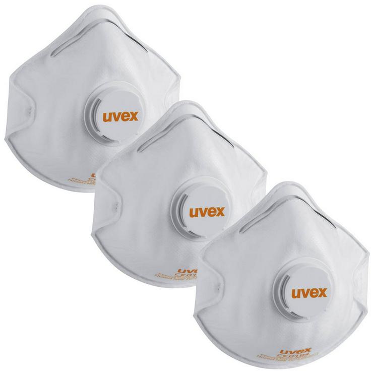 uvex silv-Air 2210 FFP2 NR Atemschutzmaske  mit Ventil 1 Stück - Hygiene & Desinfektion - Bild 4