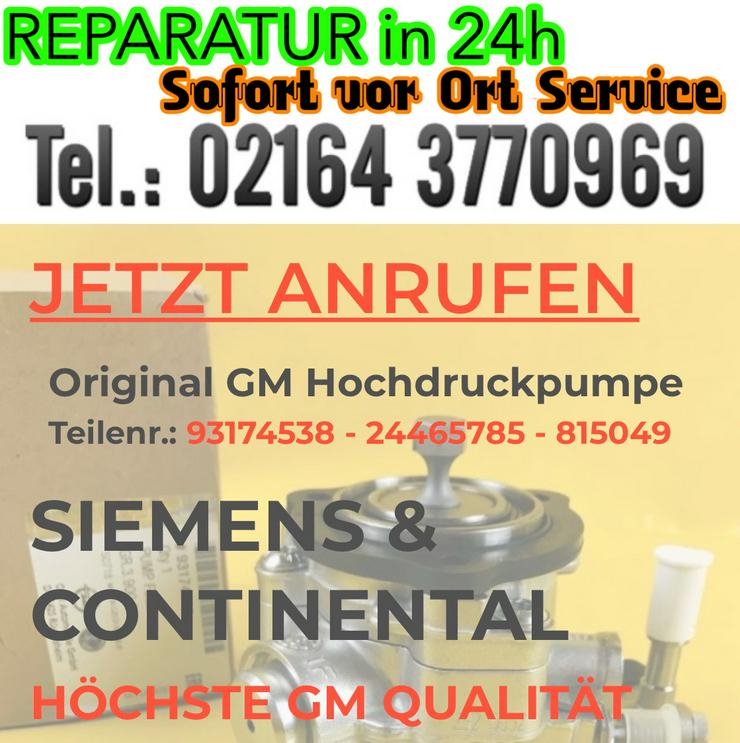 Bild 4: REPARATUR HOCHDRUCKPUMPE Z22YH P1191 OPEL Signum Vectra Zafira 2.2 Direct Siemens Continental GM Benzinpumpe