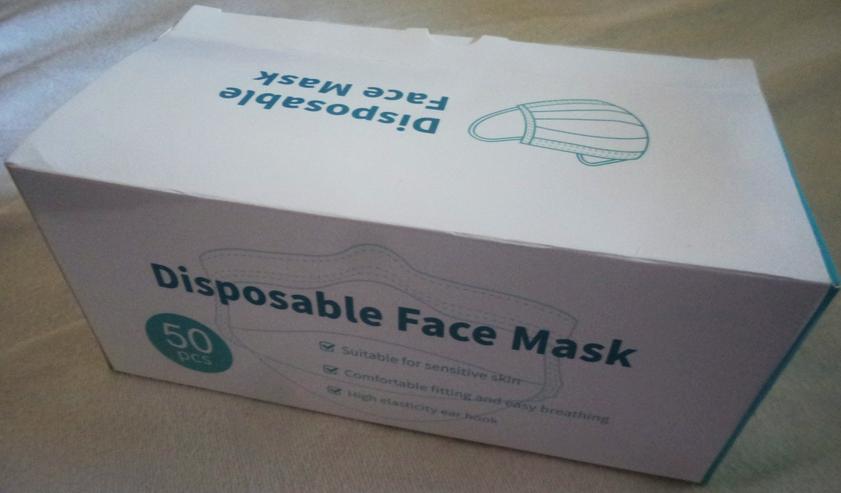 Bild 2: Verkaufe: 3-lagige 50 OP-Einweg-Gesichtsmasken