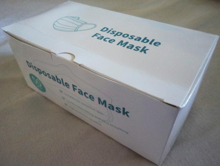 Verkaufe: 3-lagige 50 OP-Einweg-Gesichtsmasken - Hygiene & Desinfektion - Bild 1
