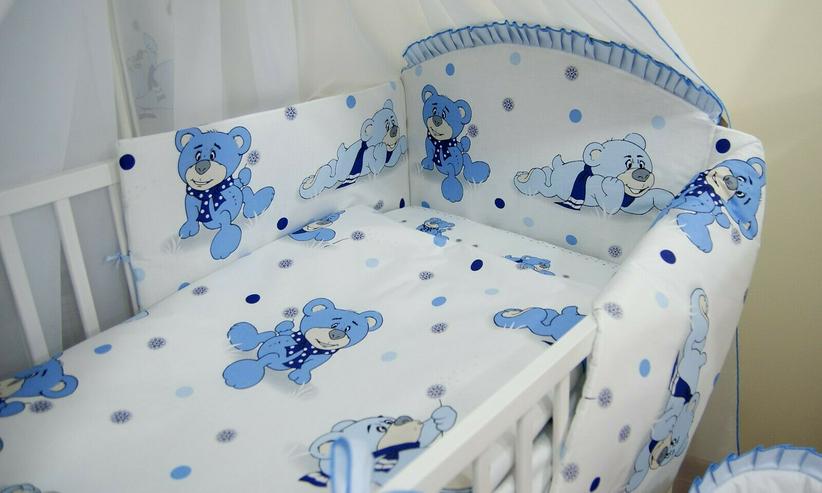 Bild 1: 3 tlg. Bettwäsche für Kinderbett Schützer Kissenbezug Bettsets Bettausstattung 