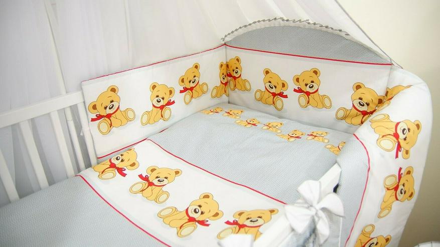 Bild 5: 3 tlg. Bettwäsche für Kinderbett Schützer Kissenbezug Bettsets Bettausstattung 