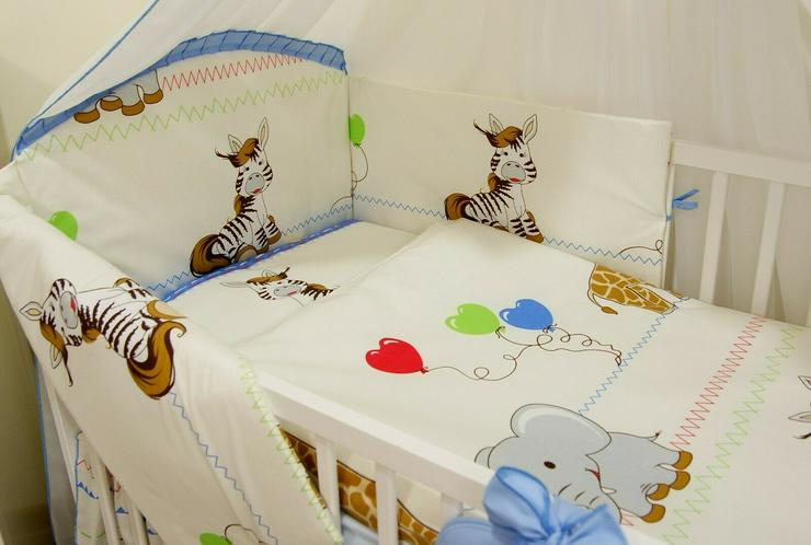 Bild 9: 3 tlg. Bettwäsche für Kinderbett Schützer Kissenbezug Bettsets Bettausstattung 