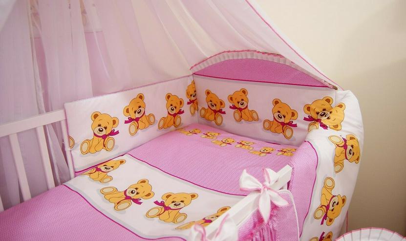3 tlg. Bettwäsche für Kinderbett Schützer Kissenbezug Bettsets Bettausstattung  - Bettwäsche, Kissen & Decken - Bild 6