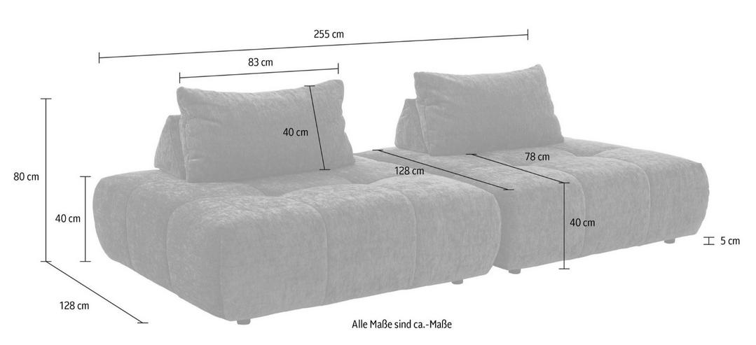 Bild 3: Wunderschöne gemütliche Couch von Guido Maria Kretschmar Home&Living Big-Sofa »Eidum«, ca. 8 Monate alt.