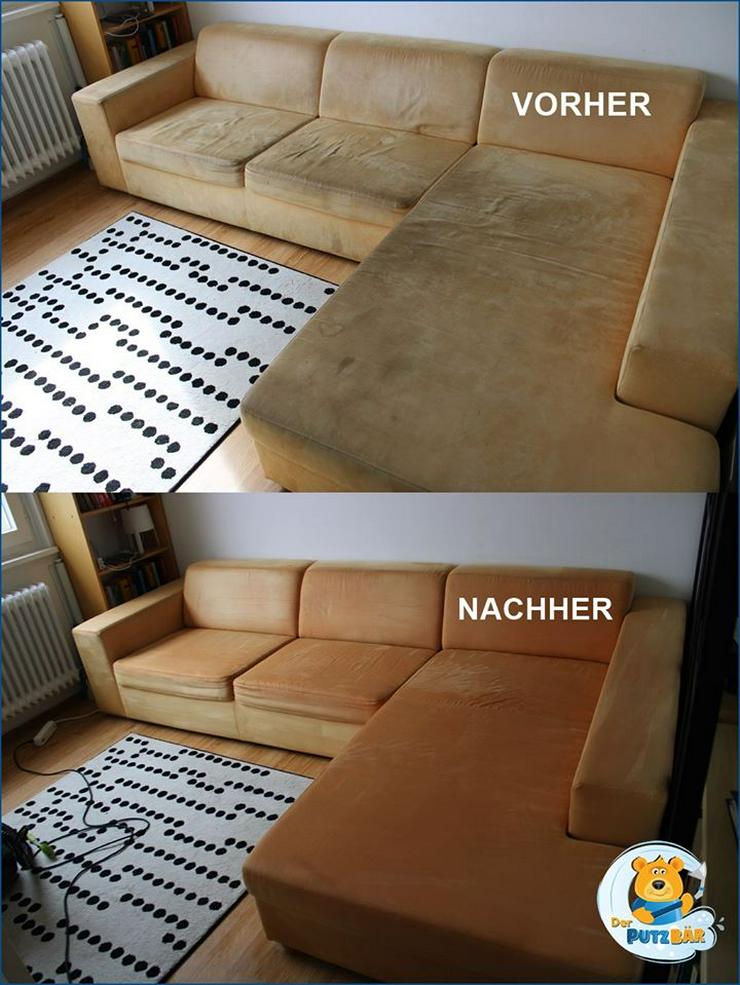 Bild 4: Polsterreinigung Teppichreiniung Couchreinigung Polsterwäsche Sofa Couch Auslegware