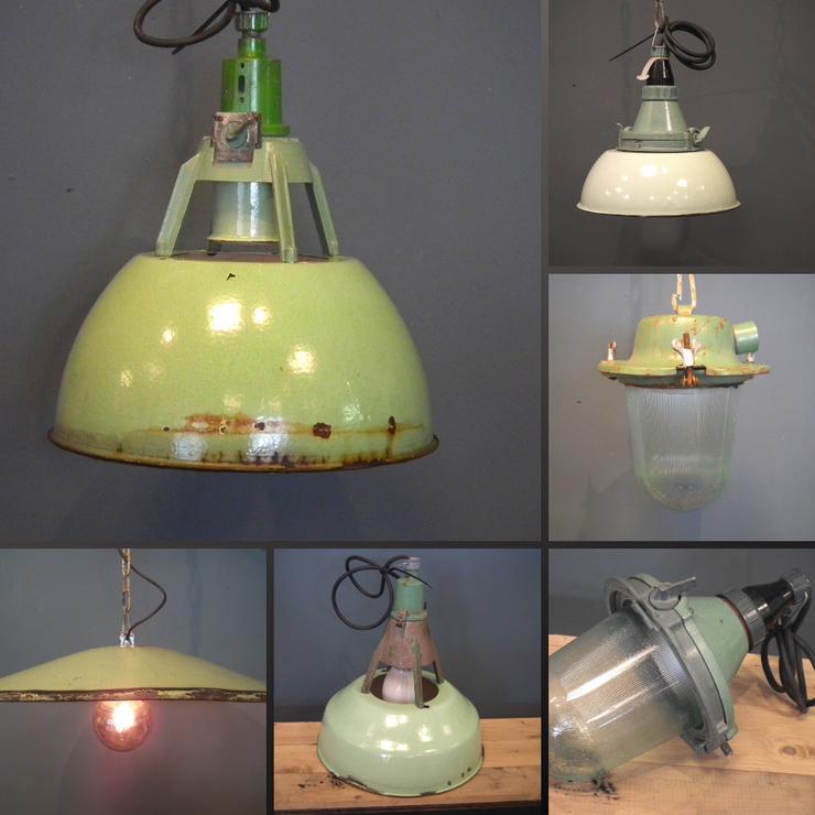 Bild 7: Vintage Industrielampen / Werkslampen