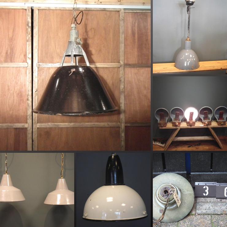 Bild 8: Vintage Industrielampen / Werkslampen