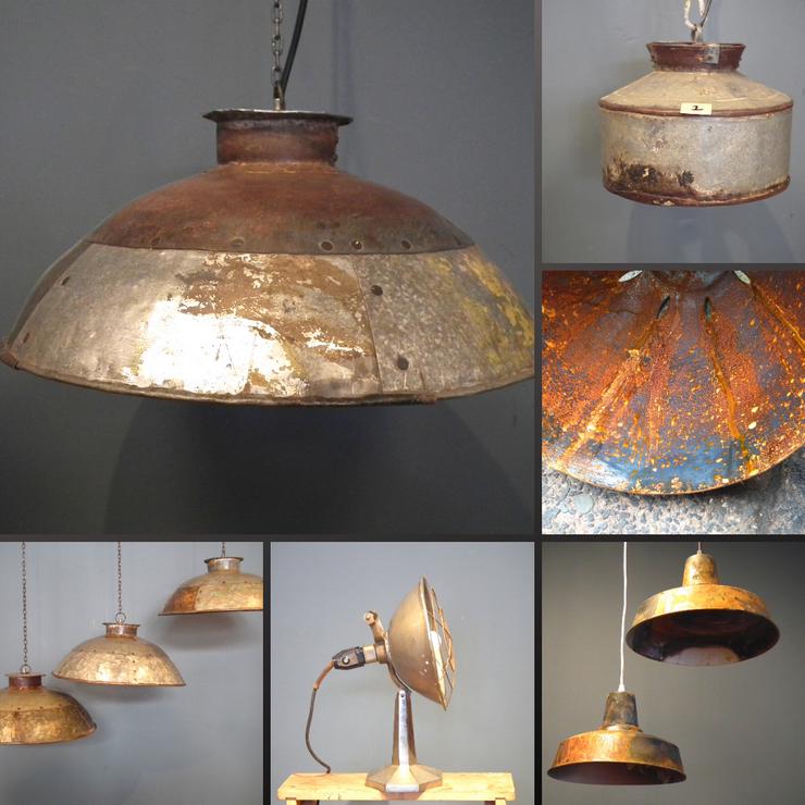 Bild 9: Vintage Industrielampen / Werkslampen