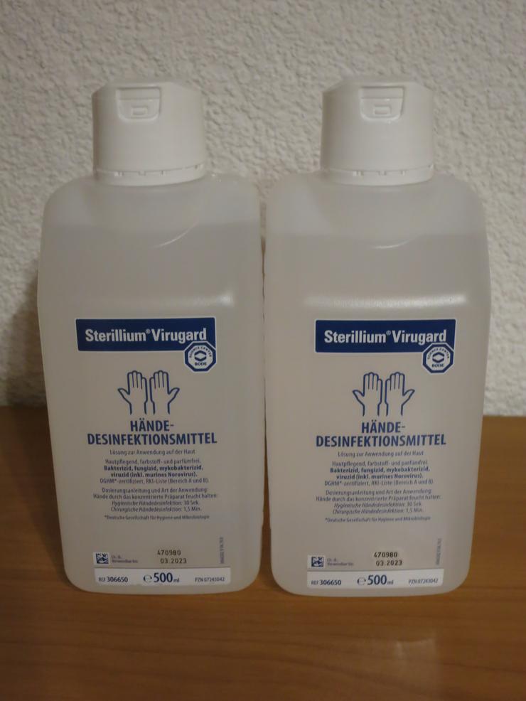 Virugard Sterillium je 500 ml Das Original von Bode Chemie mit MHD 2023 - Hygiene & Desinfektion - Bild 1