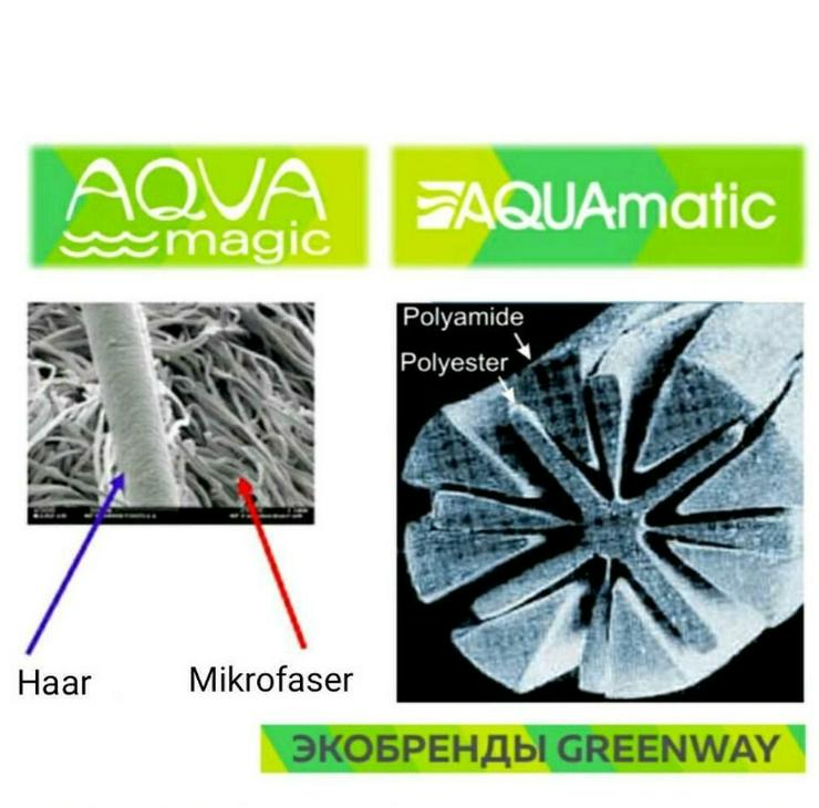 Bild 2: Greenway Microfaser Tuch Tücher Haushalt ohne Chemie für alles