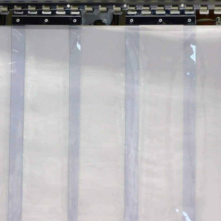 PVC Streifenvorhang Transparent