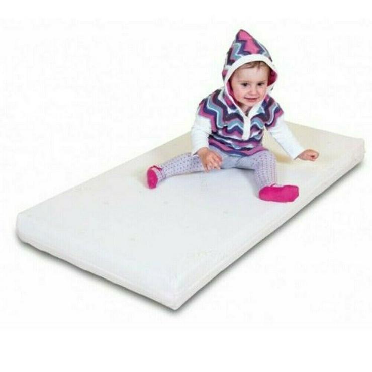 Schaumstoffmatratze für Wiege 40x90cm Babywiege Babymatratze Schaumstoff Weiß - Bettwäsche, Kissen & Decken - Bild 1
